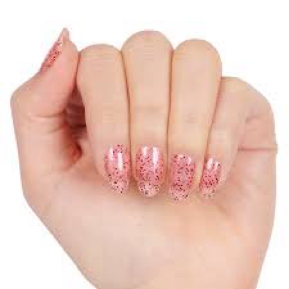 Color Street ROAD TO RECOVERY Substance Abuse Awareness Pink With Red Glitter - Picture 5 of 8